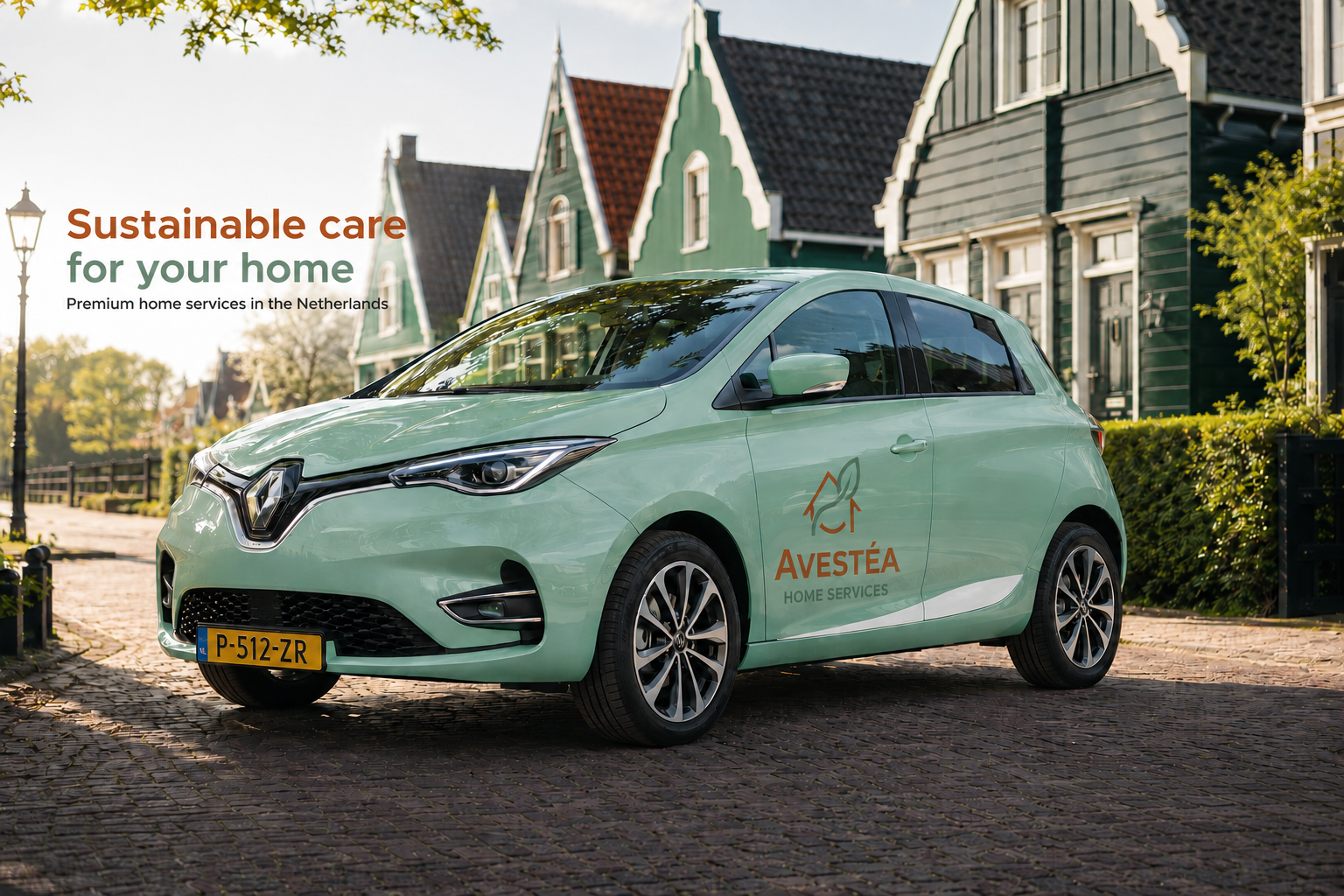 Elektrische Renault Zoe - Avestea rijdt groen